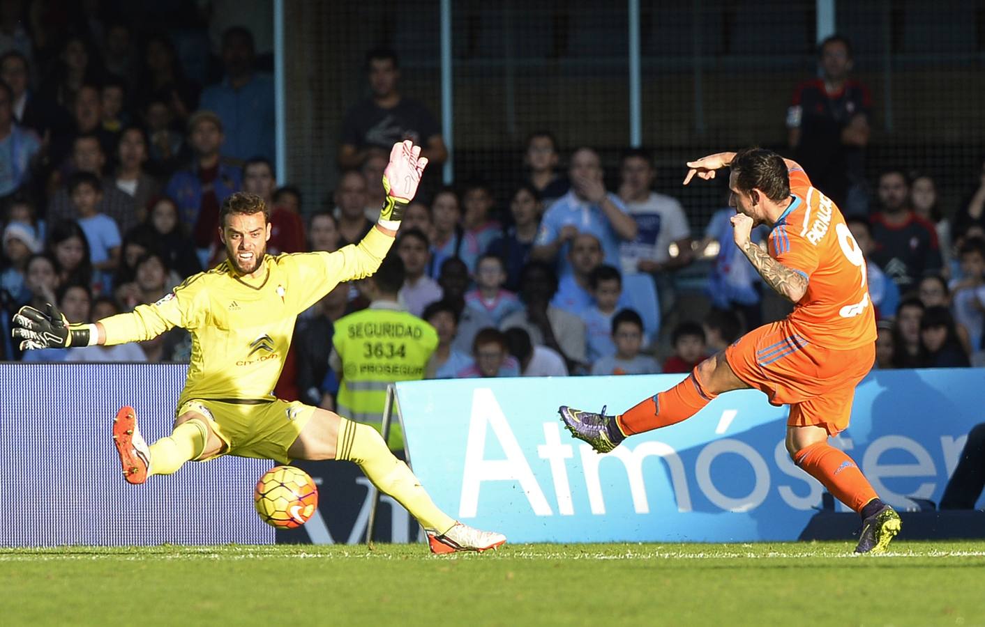 El Celta de Vigo-Valencia CF, en imágenes