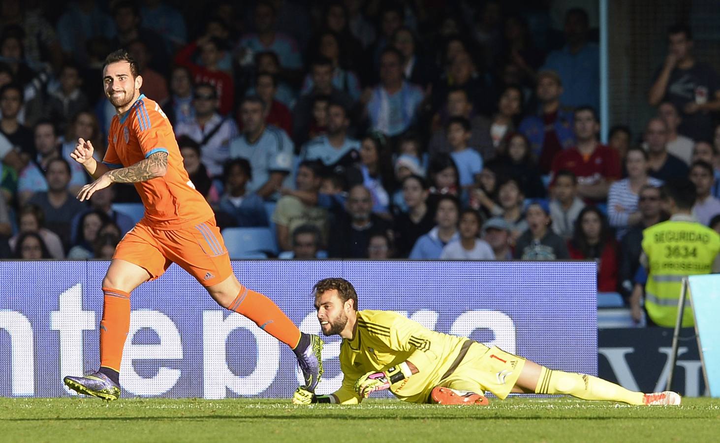 El Celta de Vigo-Valencia CF, en imágenes