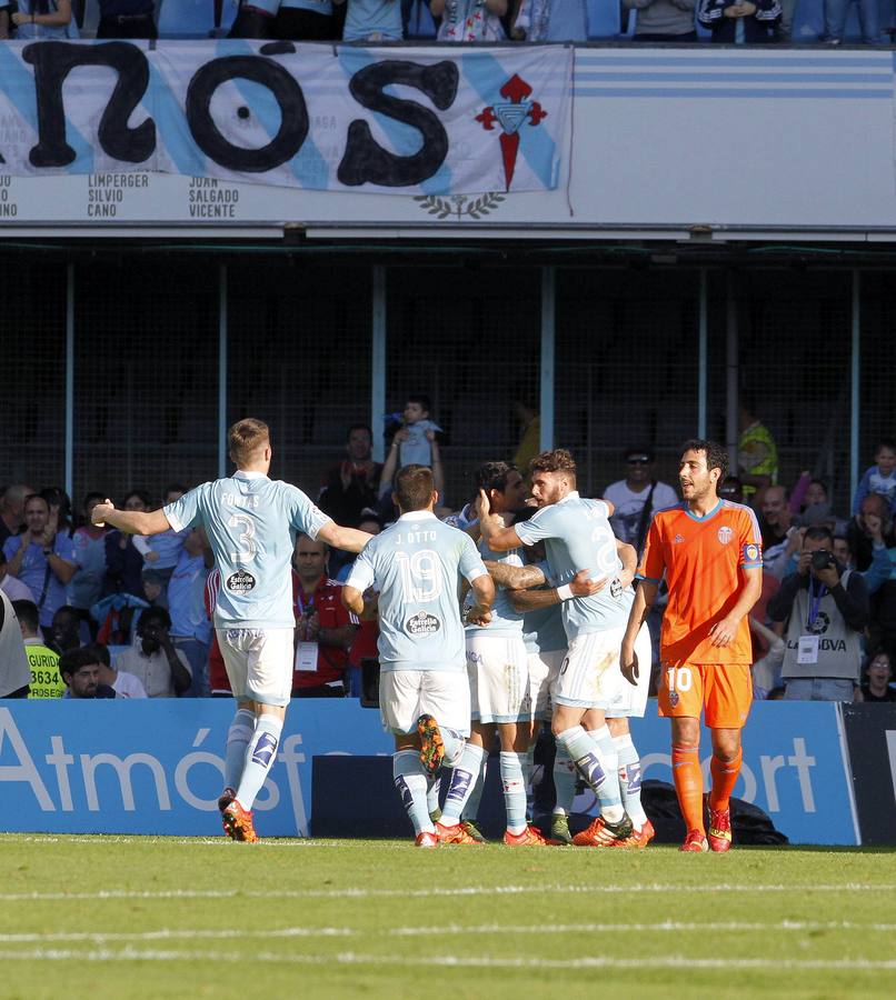 El Celta de Vigo-Valencia CF, en imágenes