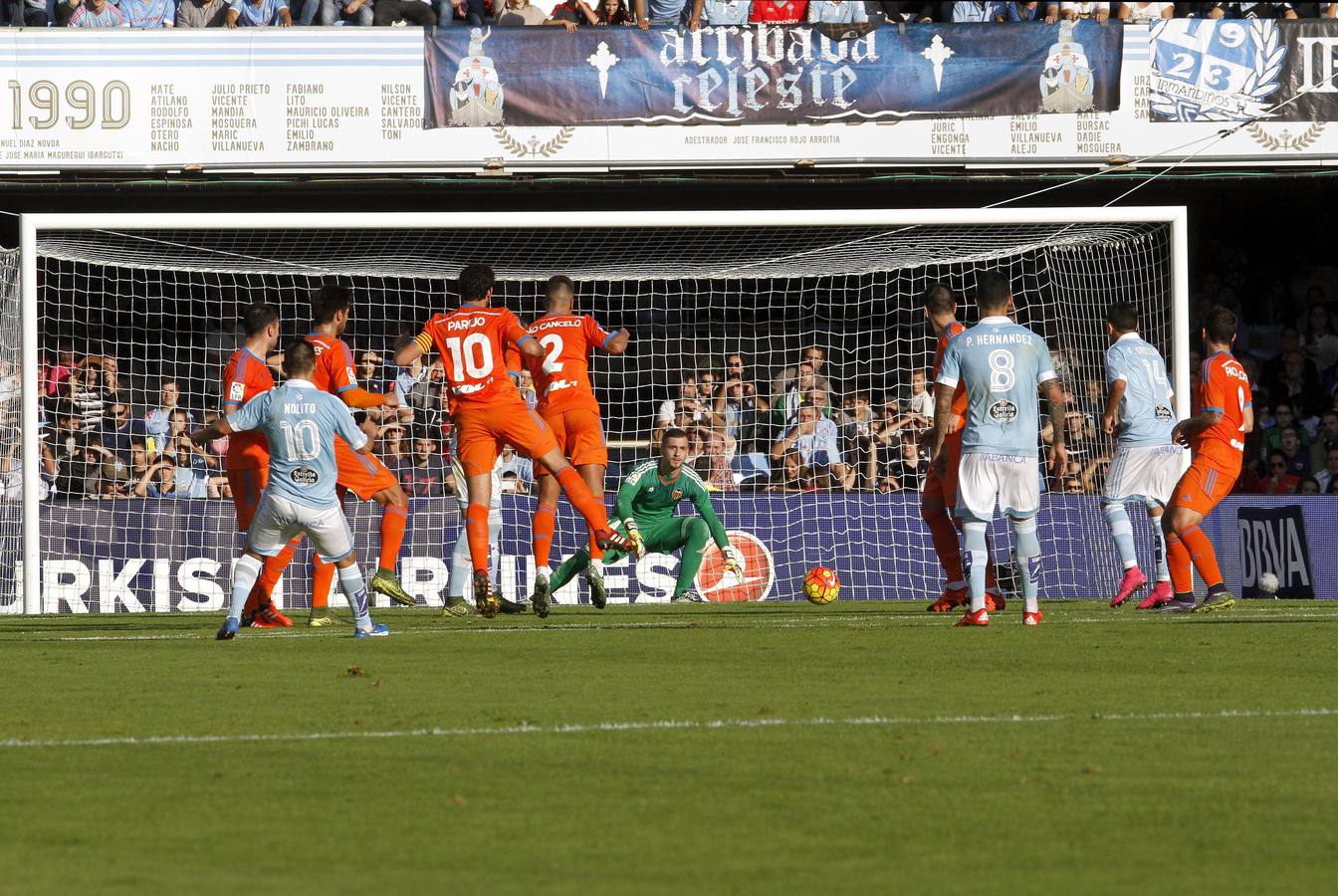 El Celta de Vigo-Valencia CF, en imágenes