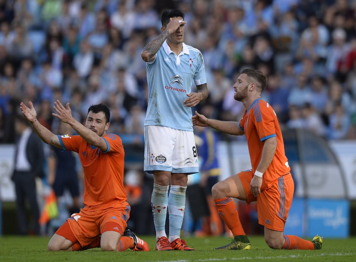 El Celta de Vigo-Valencia CF, en imágenes