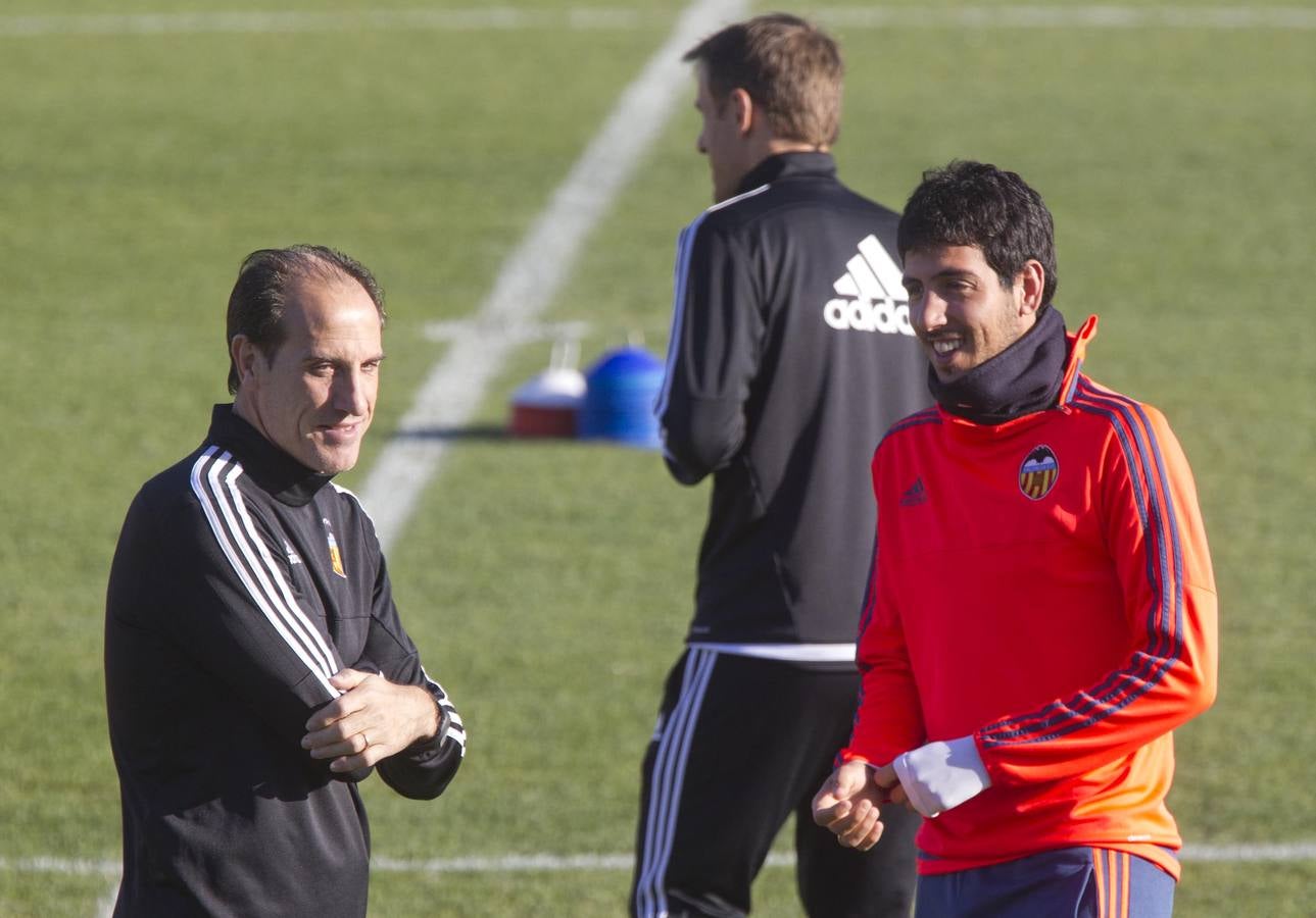 El entrenamiento del Valencia CF, en imágenes