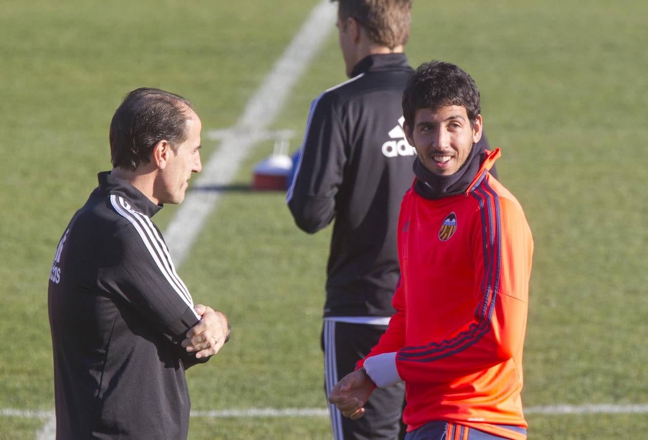 El entrenamiento del Valencia CF, en imágenes