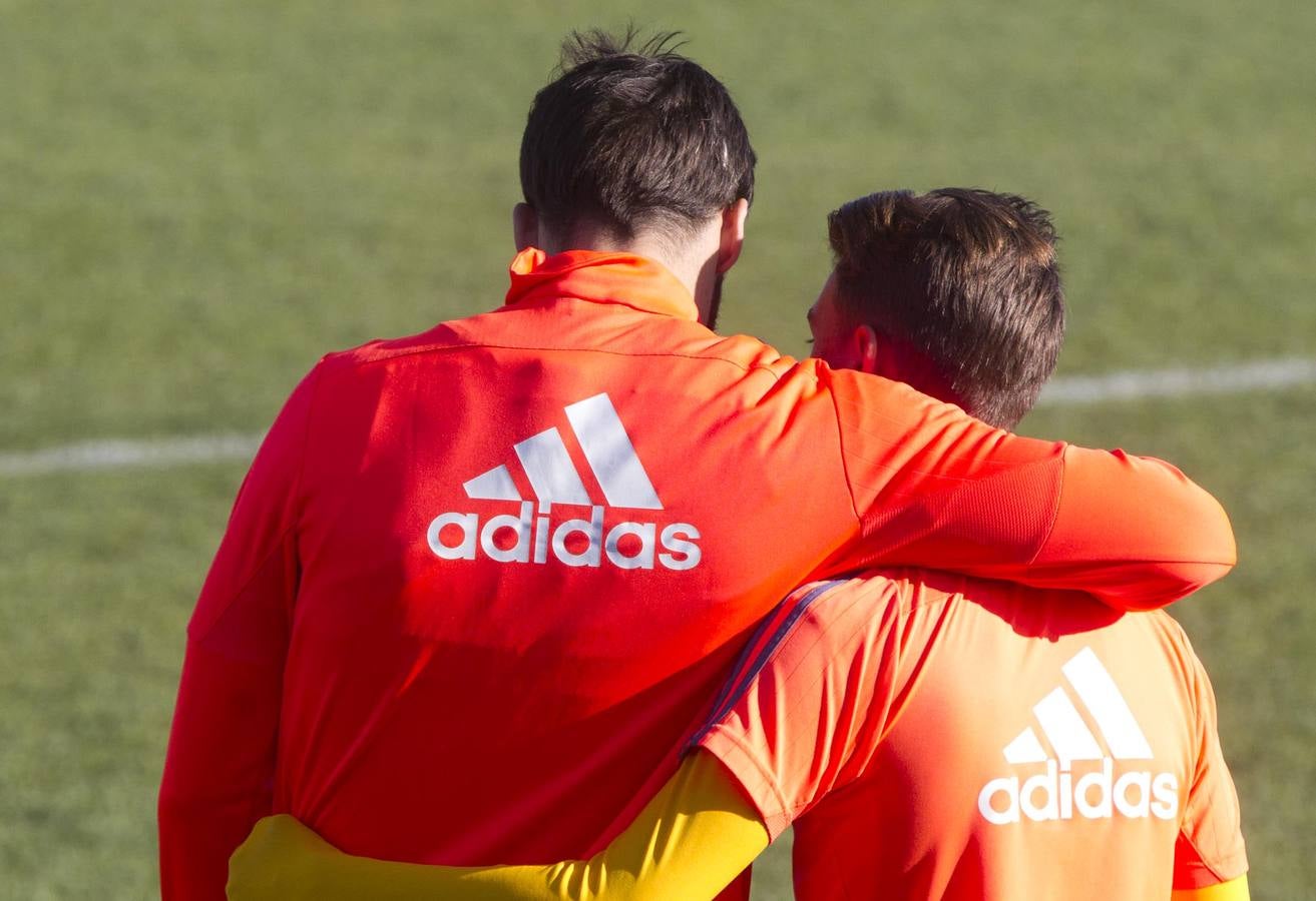 El entrenamiento del Valencia CF, en imágenes