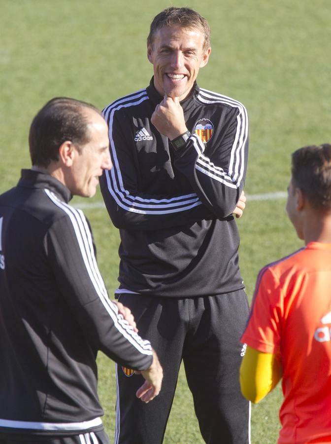 El entrenamiento del Valencia CF, en imágenes