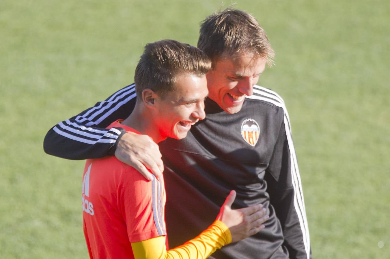 El entrenamiento del Valencia CF, en imágenes