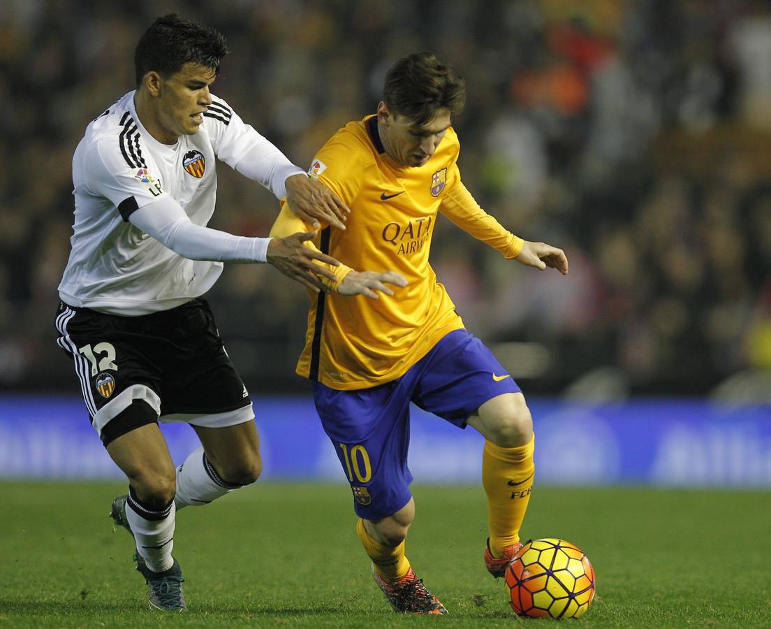 El Valencia CF vs FC Barcelona, en imágenes