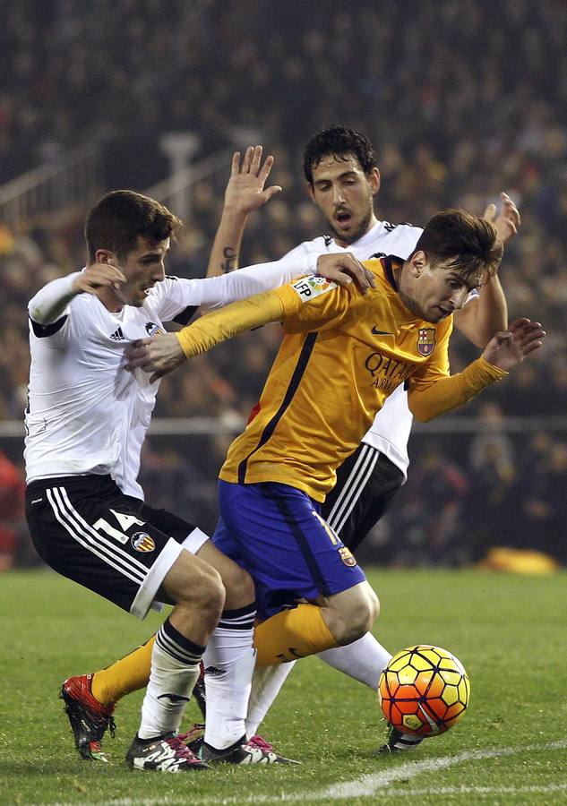 El Valencia CF vs FC Barcelona, en imágenes