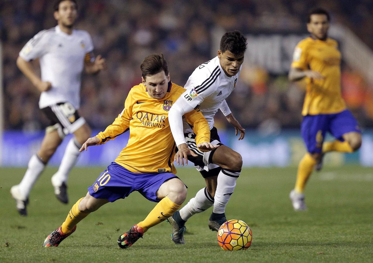 El Valencia CF vs FC Barcelona, en imágenes