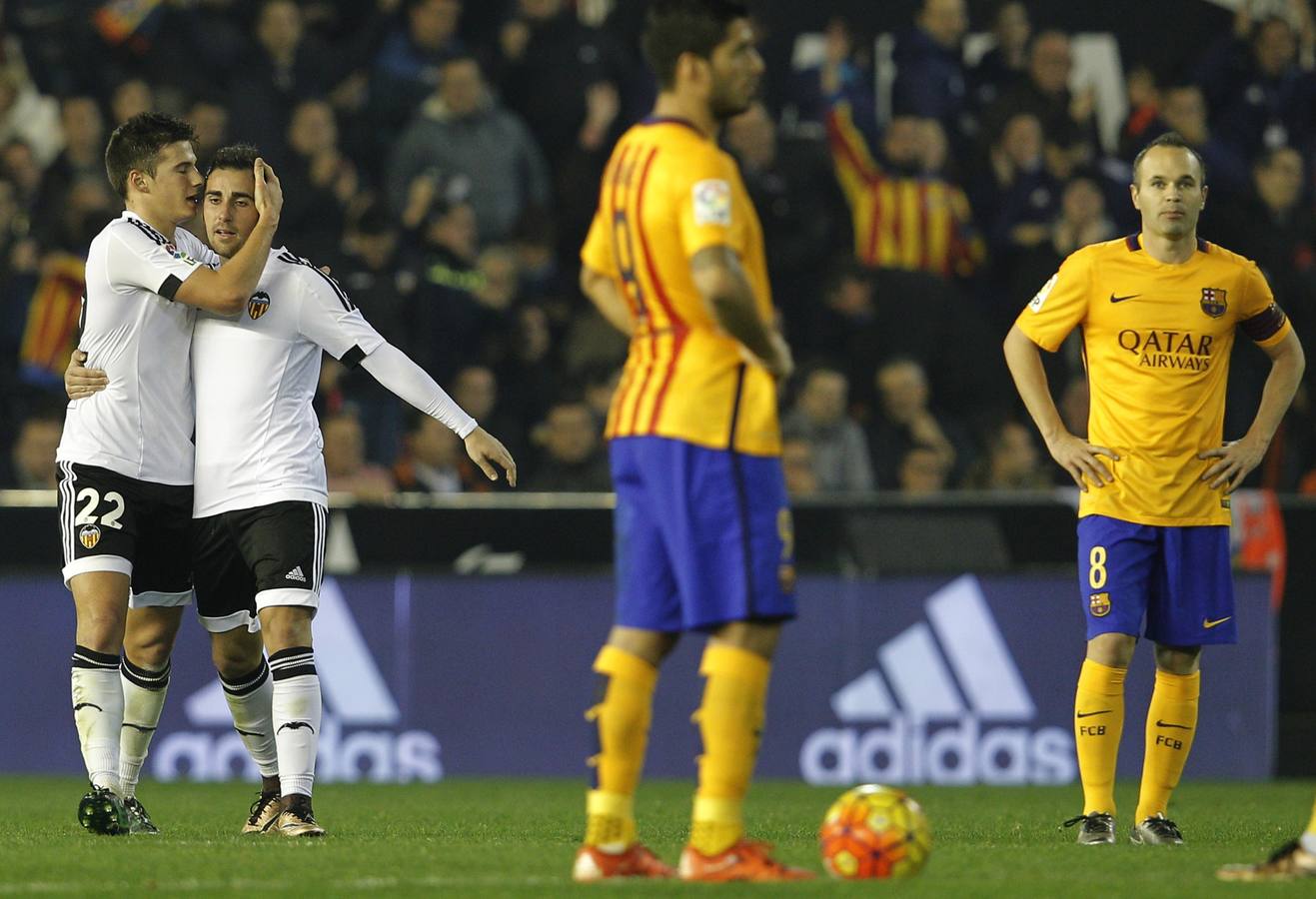 El Valencia CF vs FC Barcelona, en imágenes