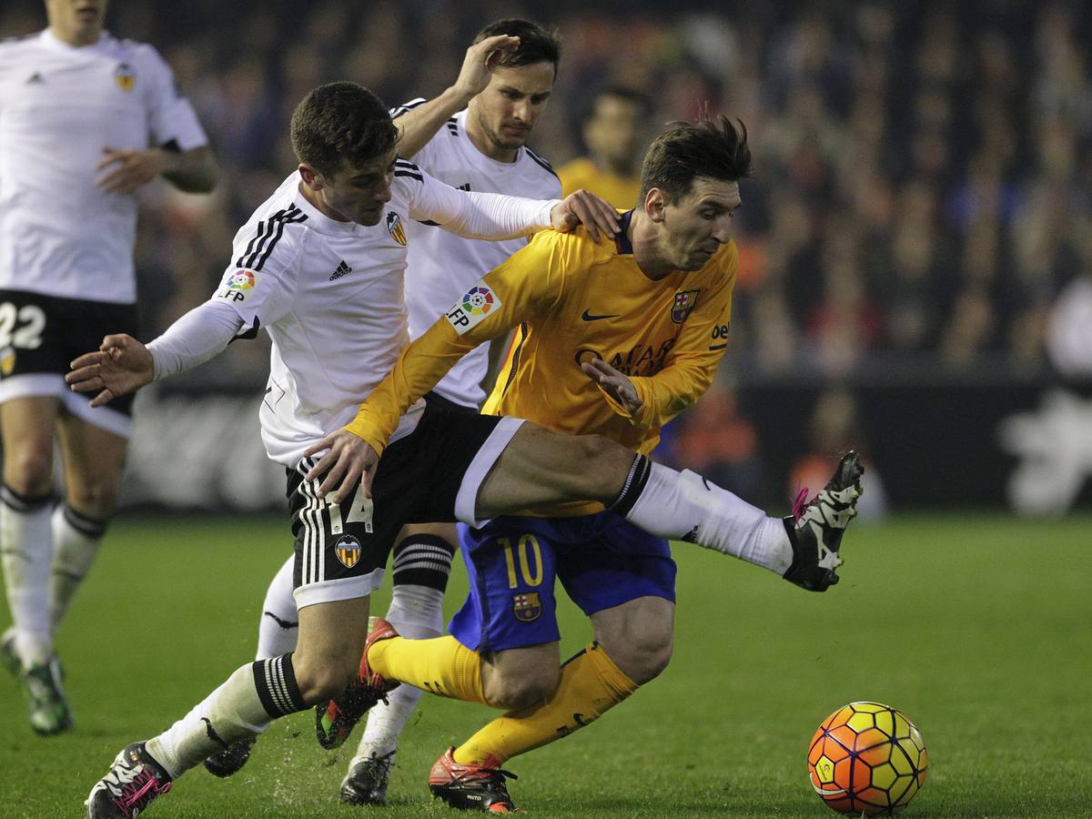 El Valencia CF vs FC Barcelona, en imágenes