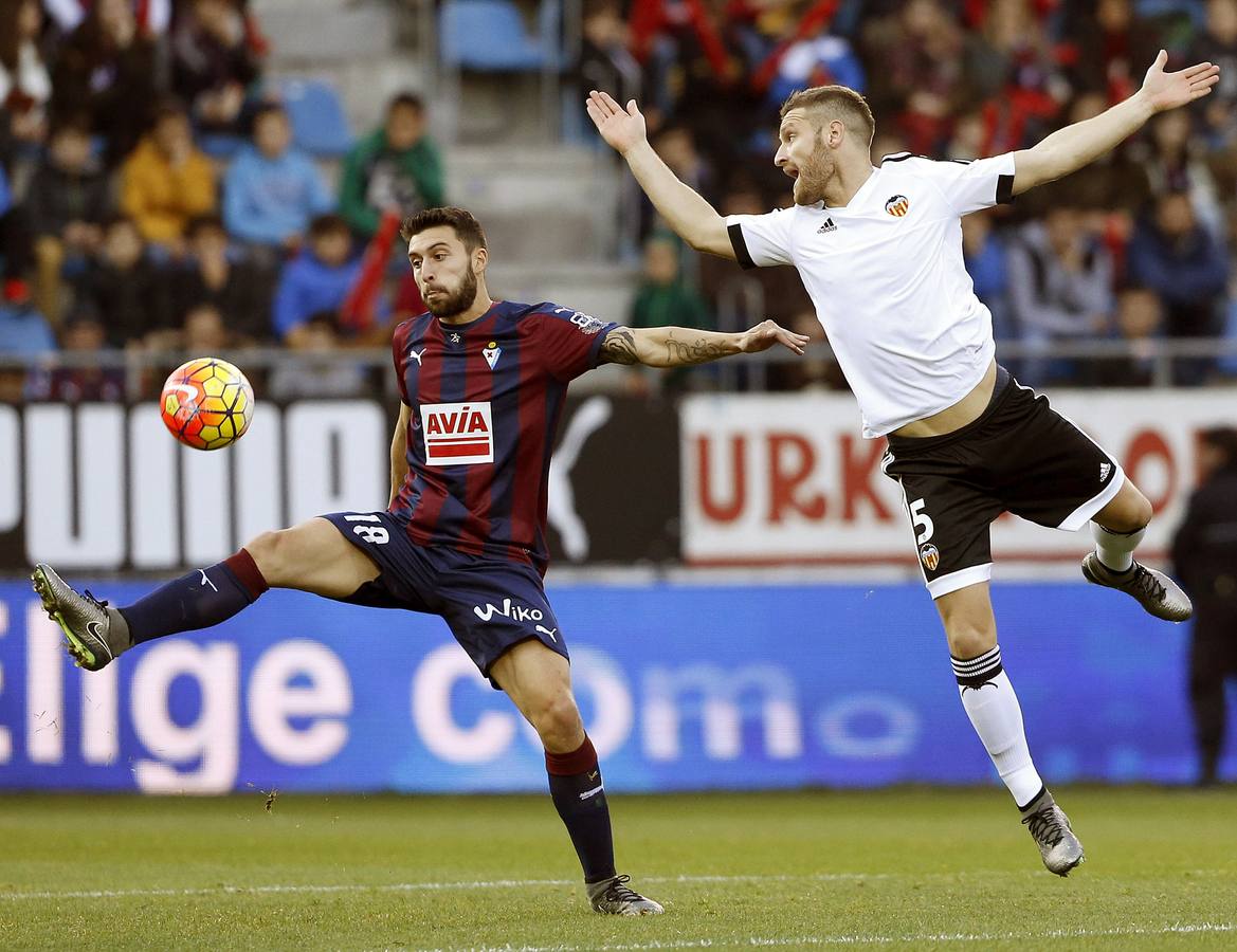 El SD Eibar vs Valencia CF, en imágenes
