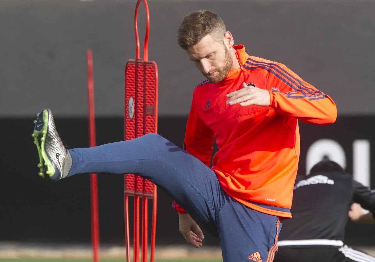 El entrenamiento del Valencia, en imágenes