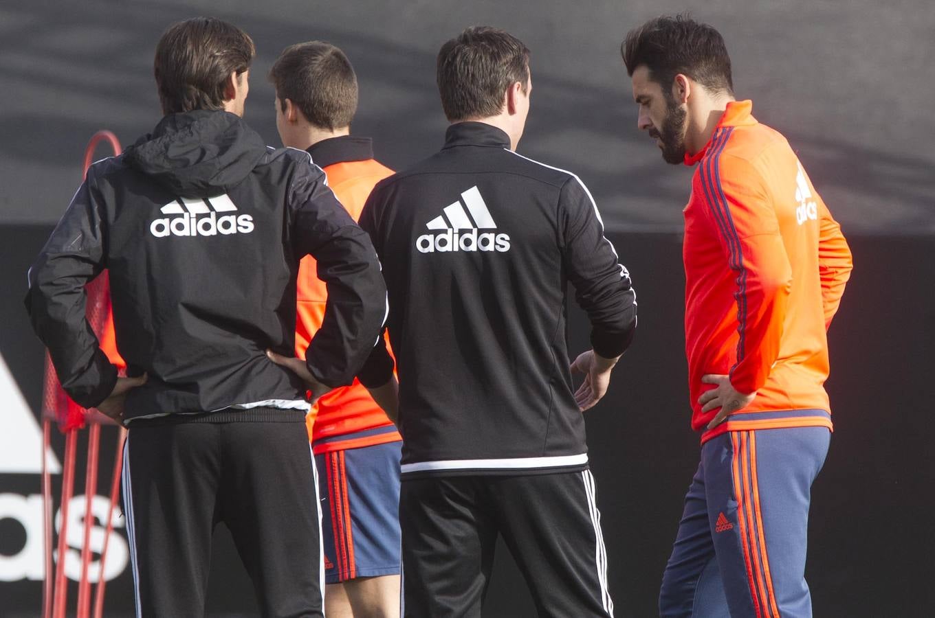 El entrenamiento del Valencia, en imágenes