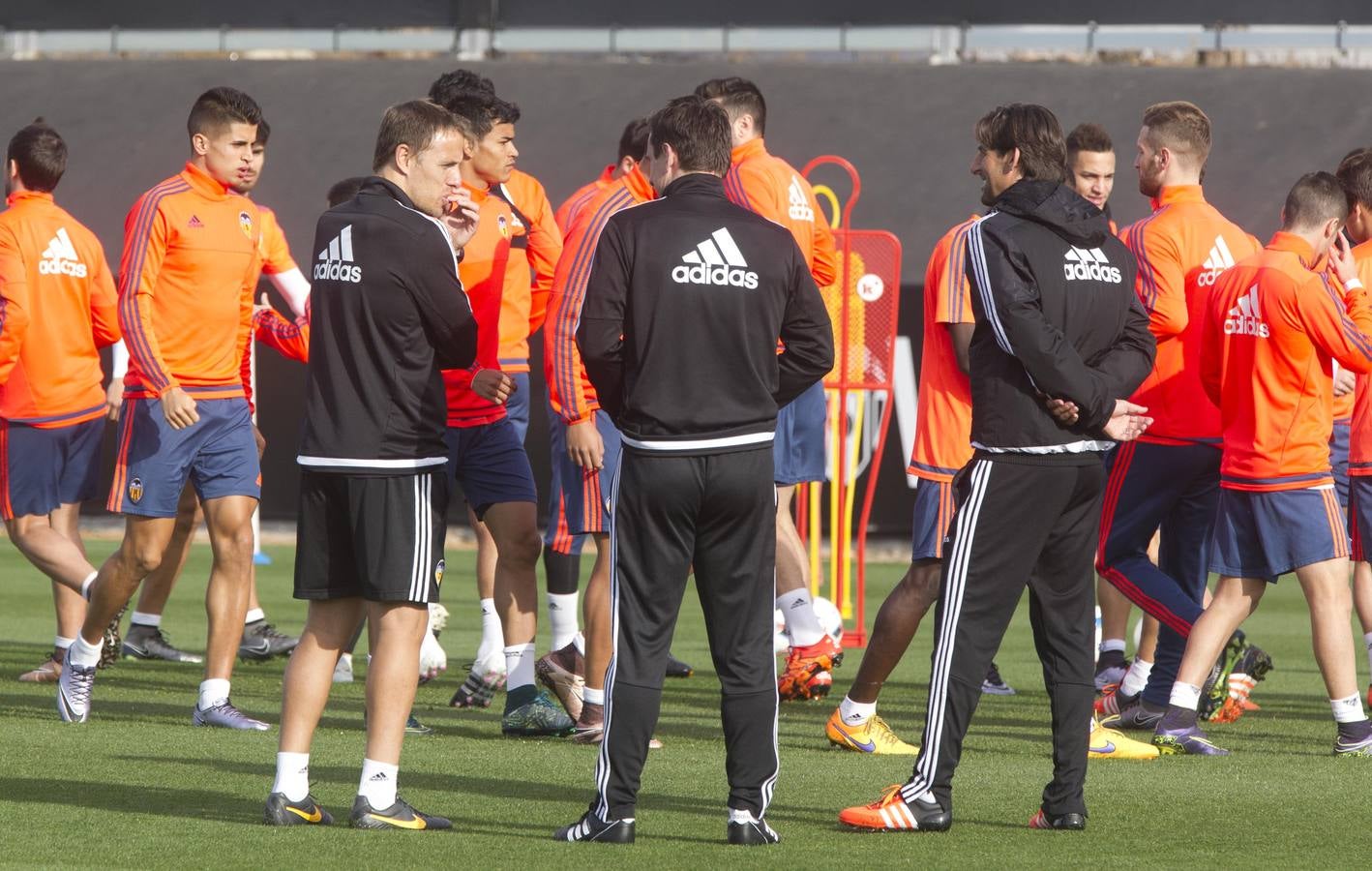 El entrenamiento del Valencia, en imágenes