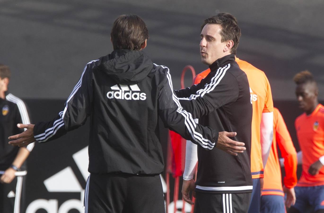 El entrenamiento del Valencia, en imágenes