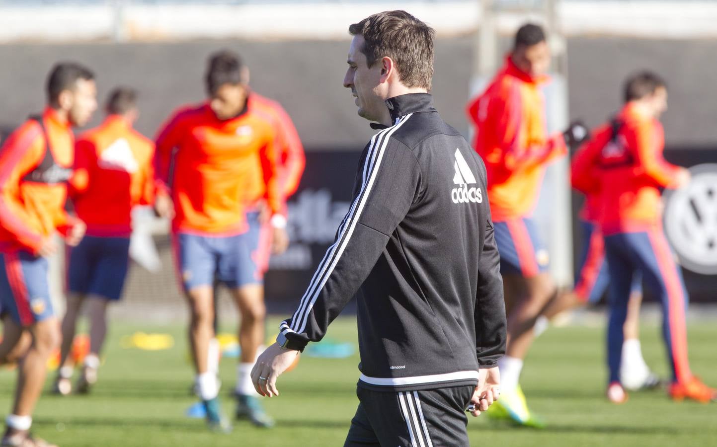 El entrenamiento del Valencia, en imágnes