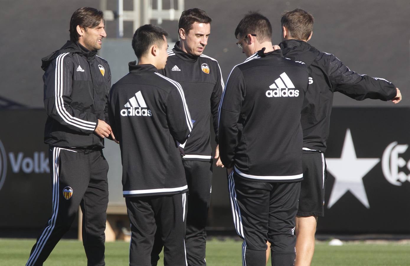 El entrenamiento del Valencia, en imágnes