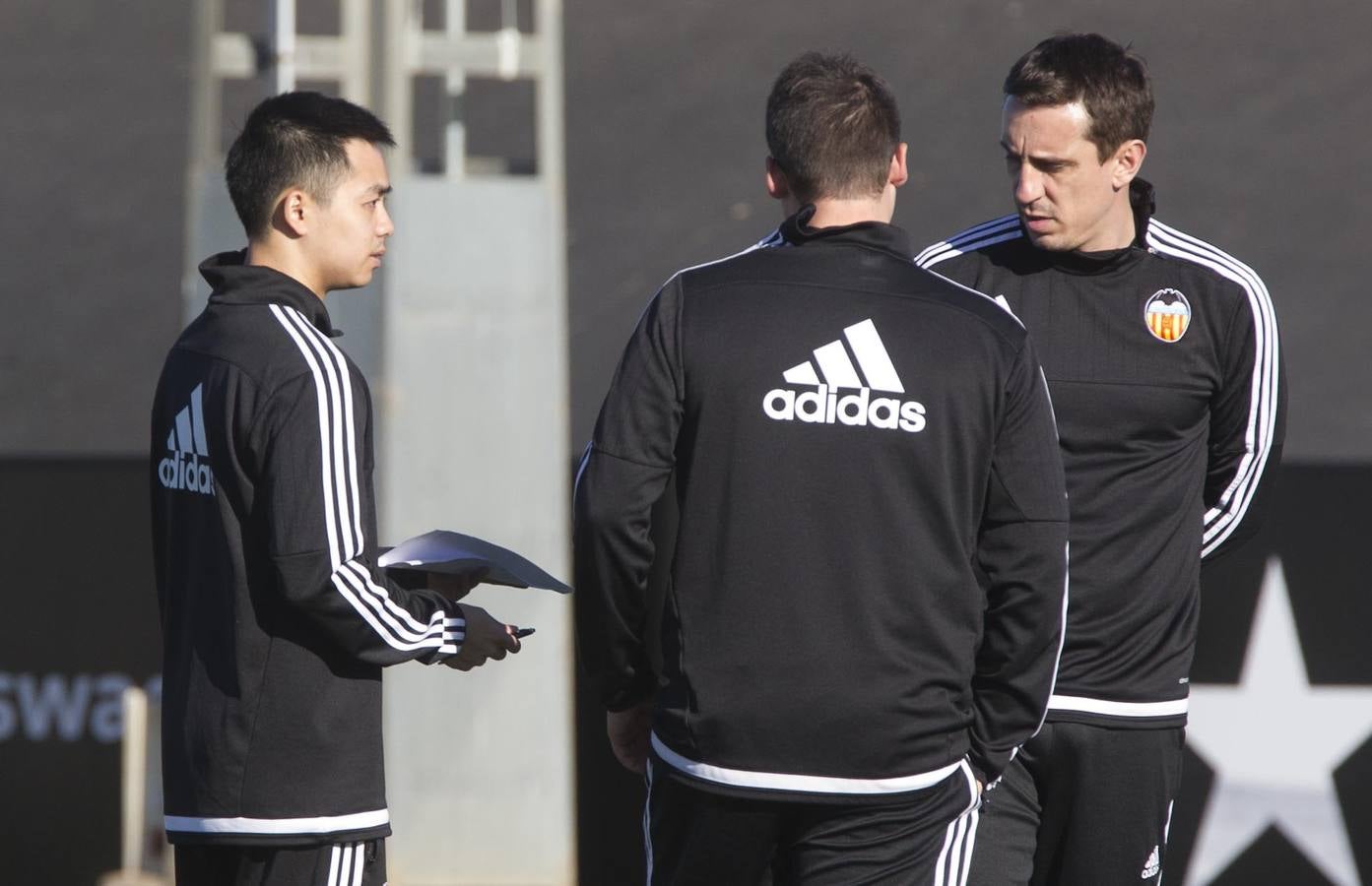 El entrenamiento del Valencia, en imágnes