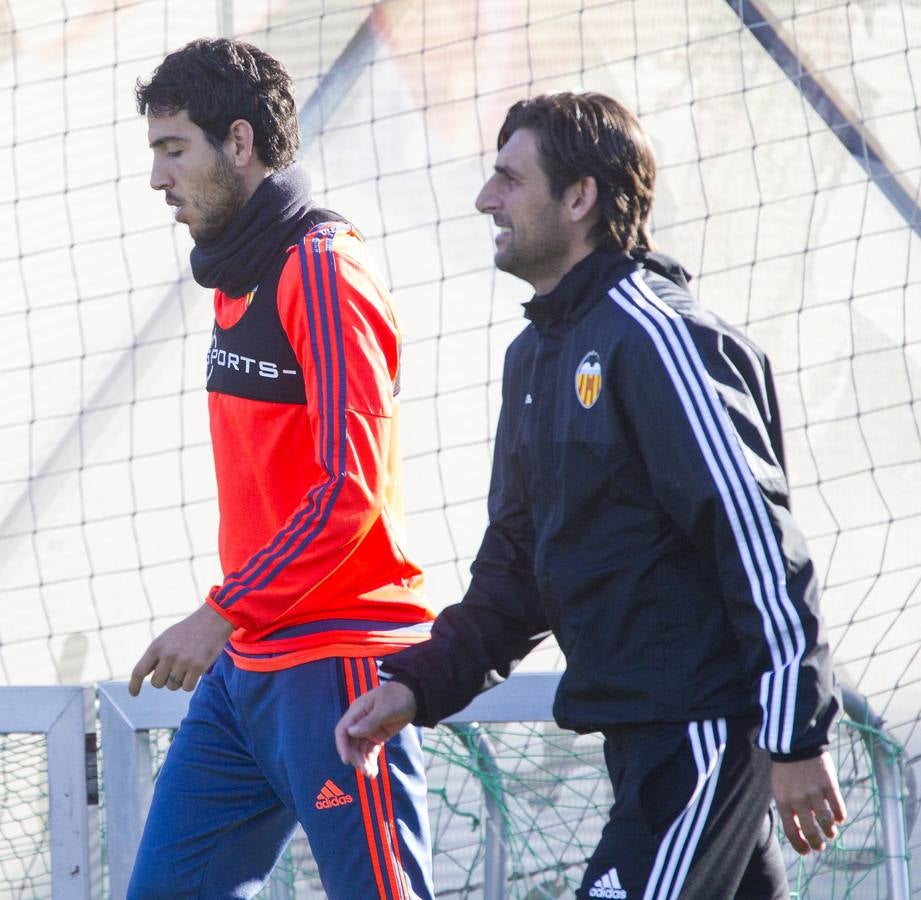 El entrenamiento del Valencia, en imágnes