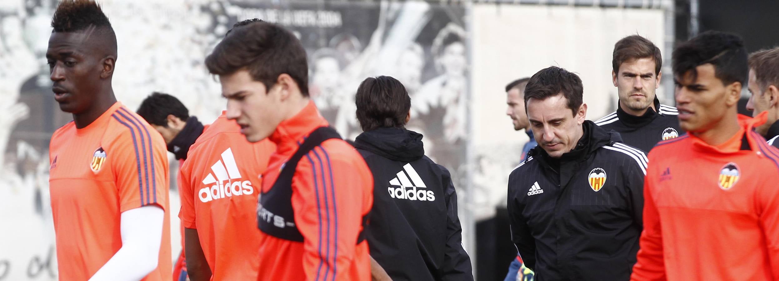 Entrenamiento del Valencia CF (2-1-2015)