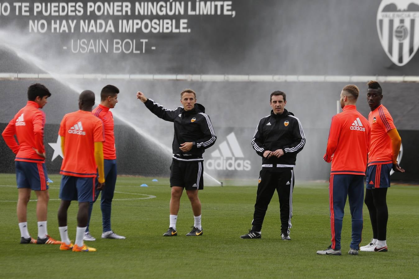 El entrenamiento del Valencia, en imágenes