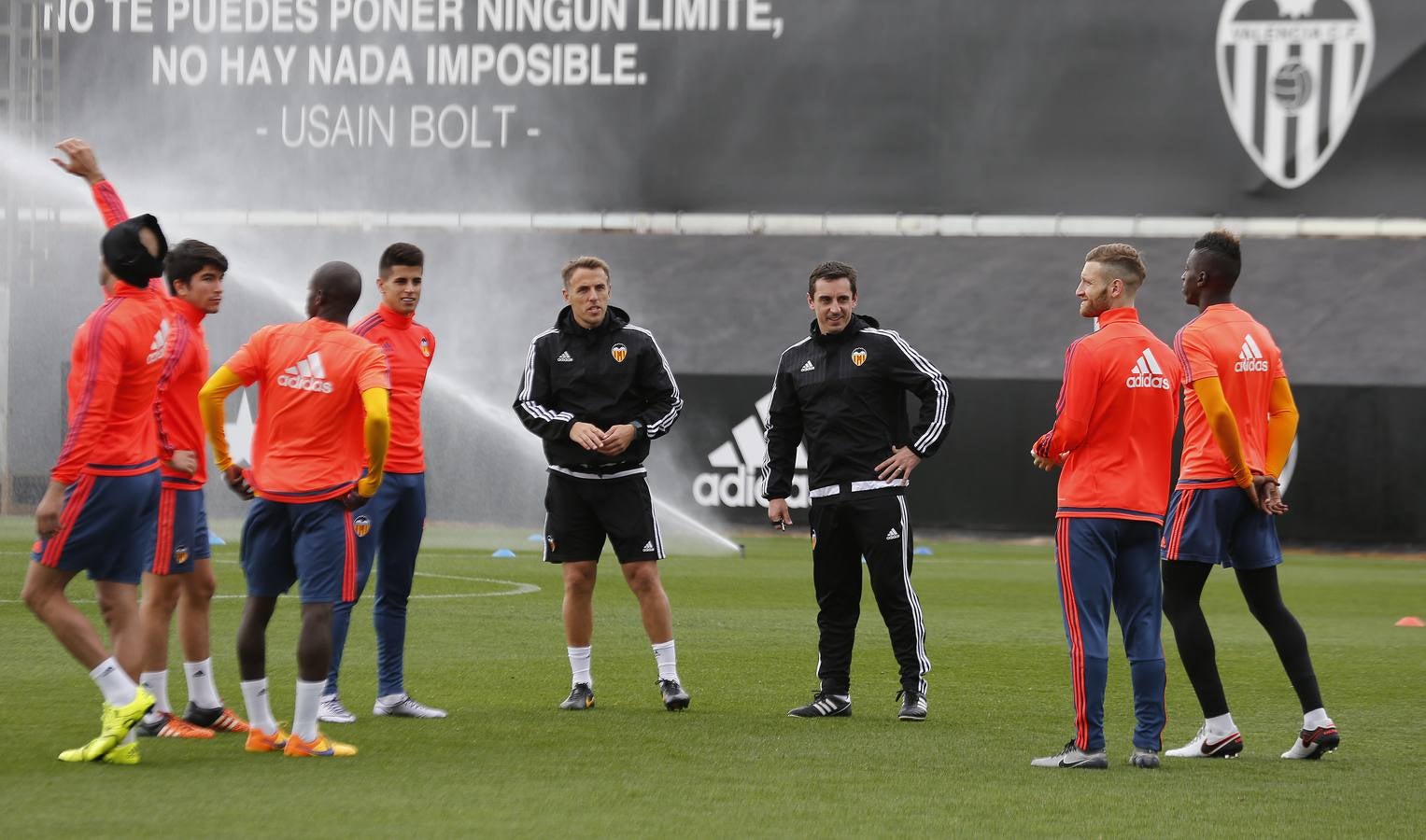 El entrenamiento del Valencia, en imágenes