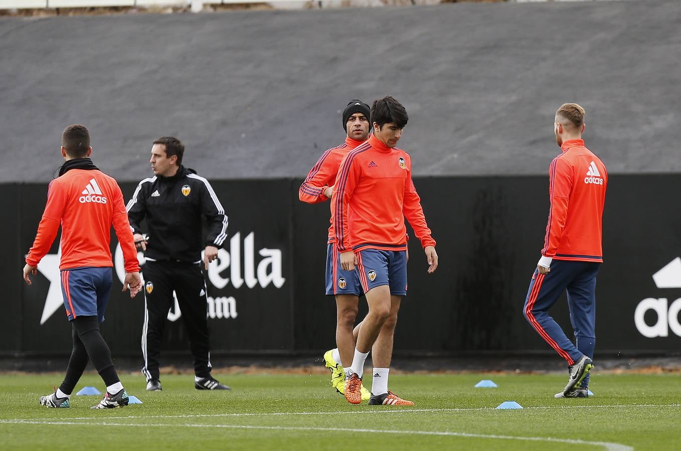 El entrenamiento del Valencia, en imágenes