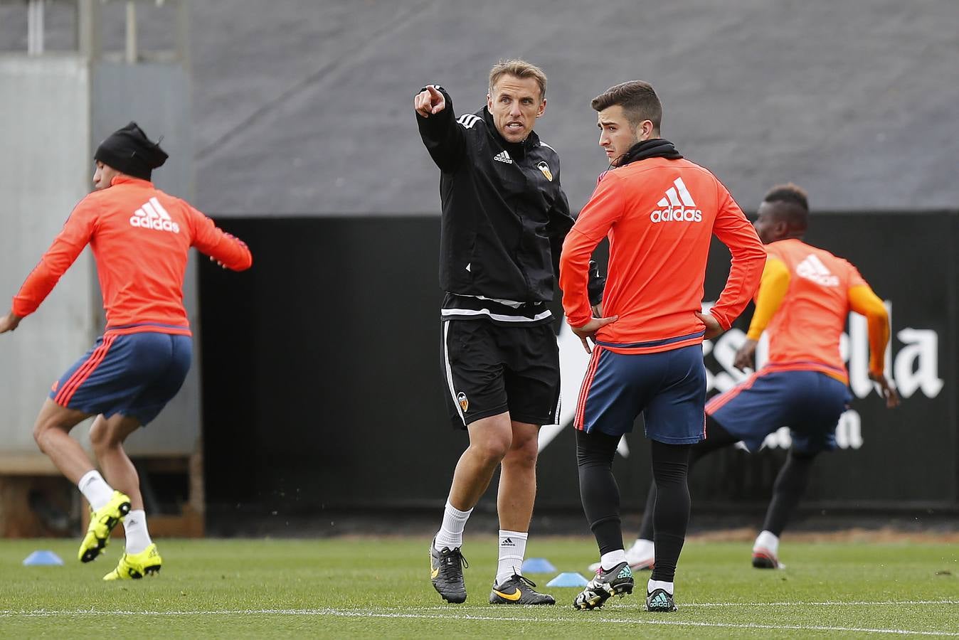 El entrenamiento del Valencia, en imágenes