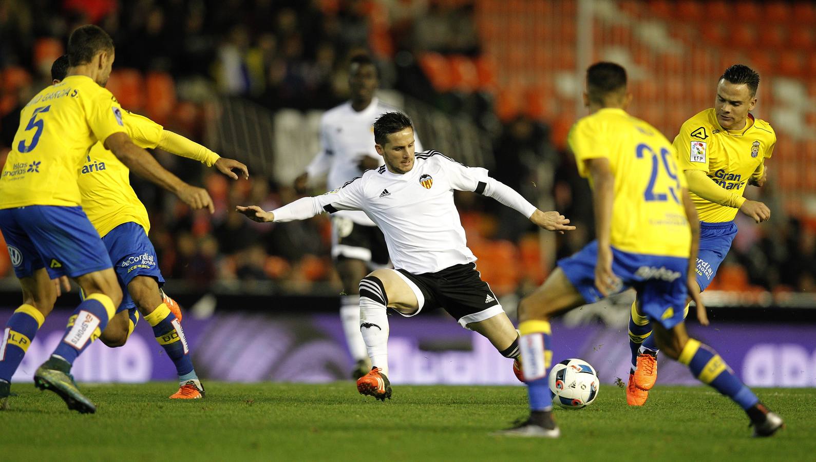 Las mejores fotos del Valencia-Las Palmas