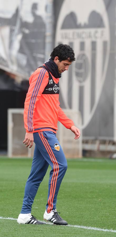 El entrenamiento del Valencia, en imágenes