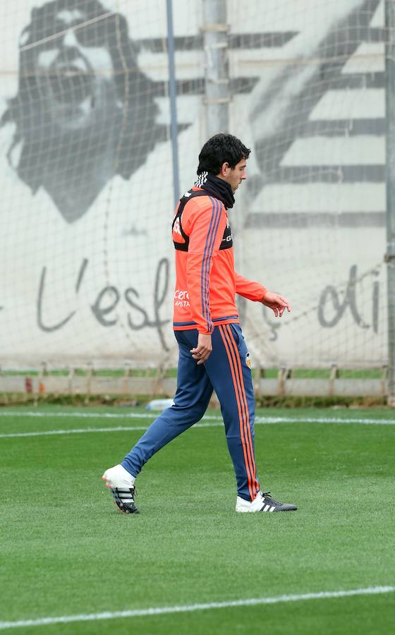 El entrenamiento del Valencia, en imágenes