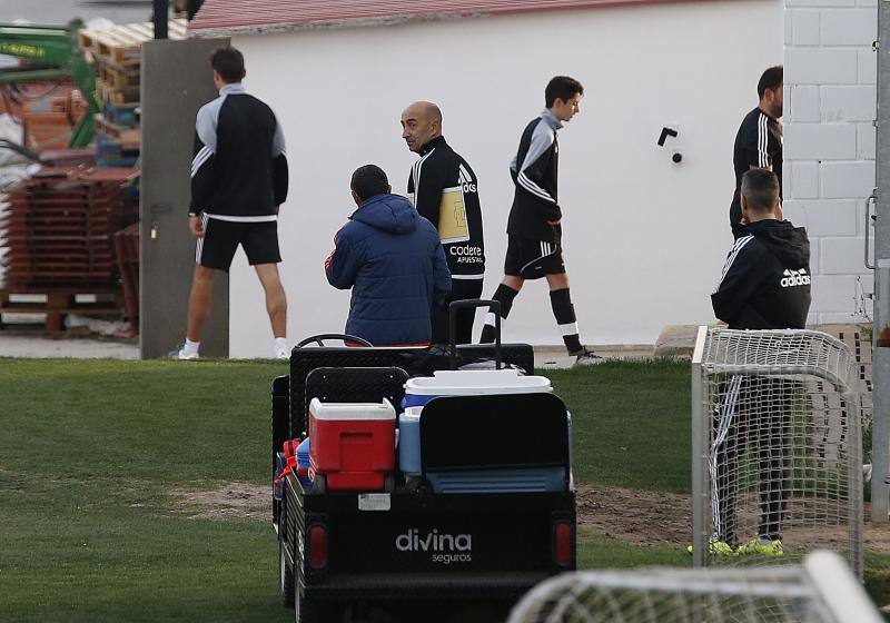 Primer entrenamiento de Pako Ayestarán como técnico del Valencia