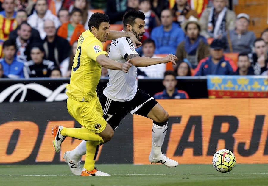 El Valencia vs Villarreal, en imágenes