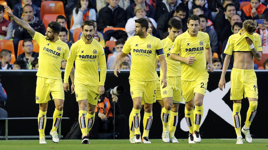 El Valencia vs Villarreal, en imágenes