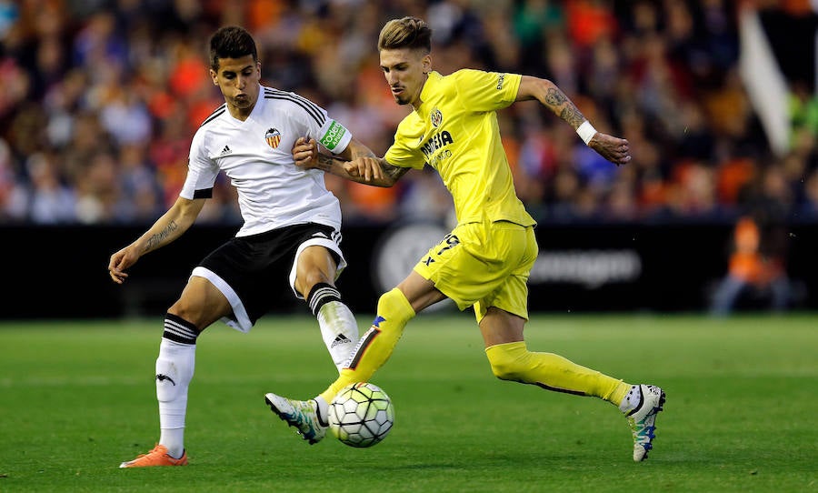 El Valencia vs Villarreal, en imágenes