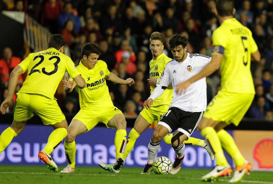 El Valencia vs Villarreal, en imágenes