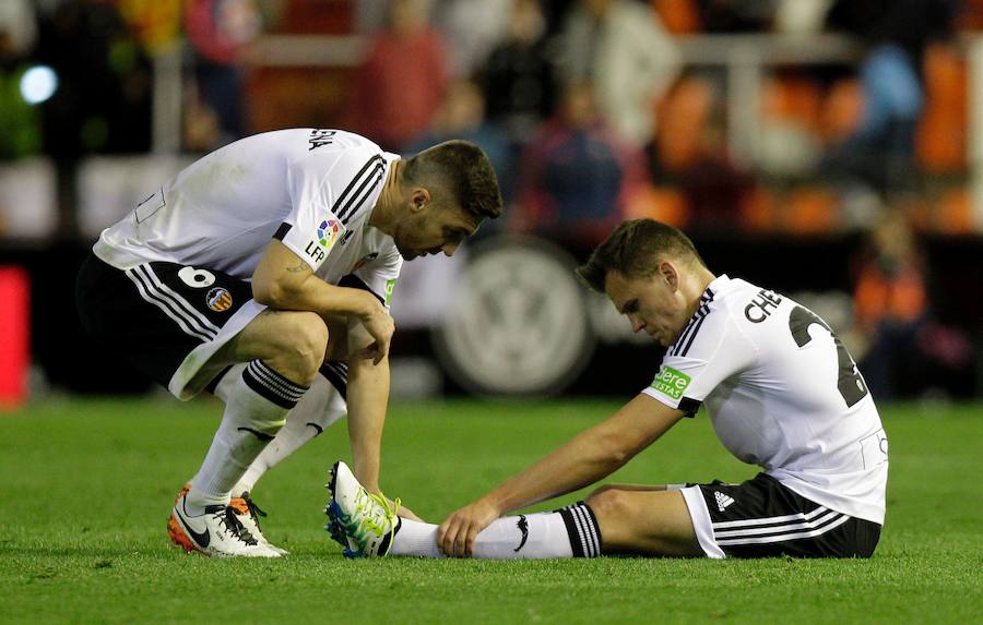 El Valencia vs Villarreal, en imágenes