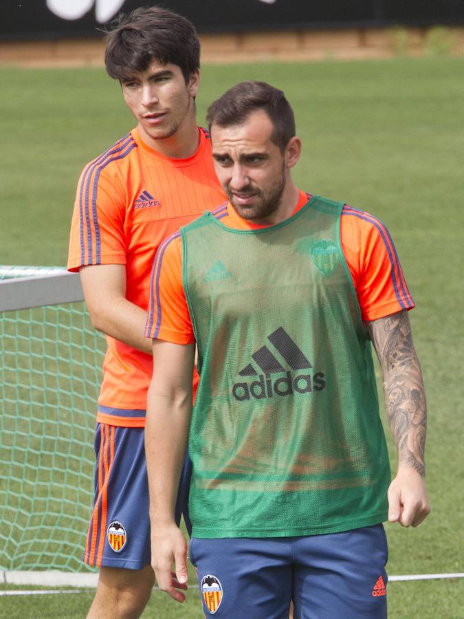 Fotos del entrenamiento del Valencia C.F.