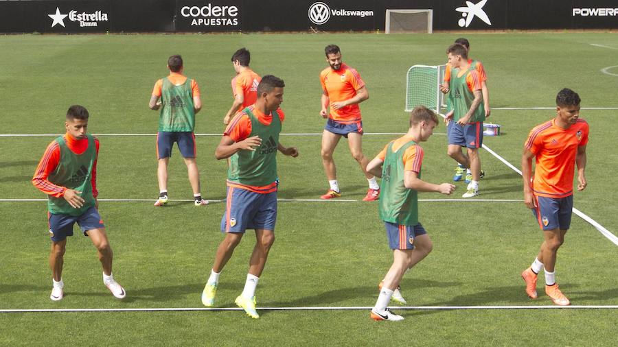 Fotos del entrenamiento del Valencia C.F.