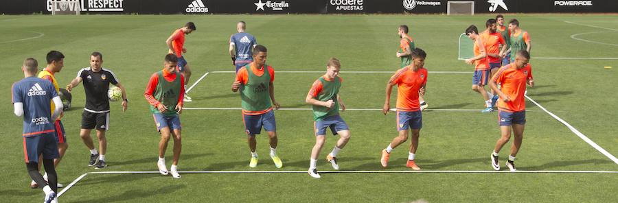 Fotos del entrenamiento del Valencia C.F.