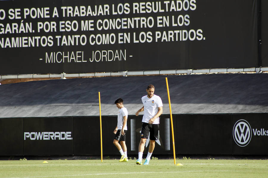 Fotos del entrenamiento del Valencia CF