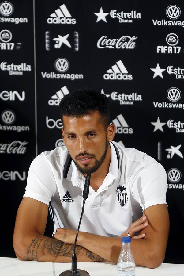 Fotos de la presentación de Garay y Mangala en Mestalla