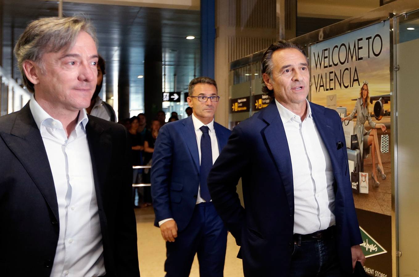Cesare Prandelli llega a Valencia para firmar su contrato con el club de Mestalla