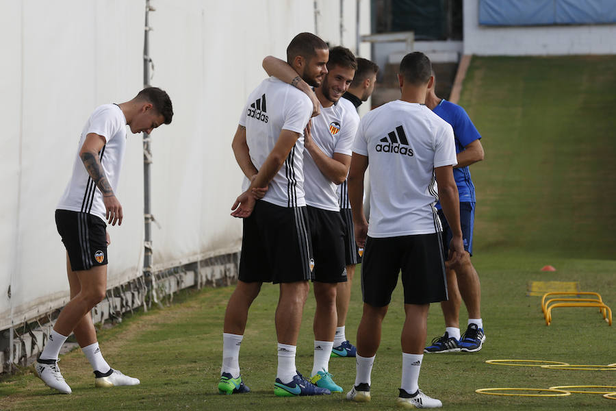 Fotos del entrenamiento del Valencia CF