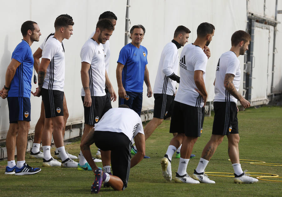Fotos del entrenamiento del Valencia CF