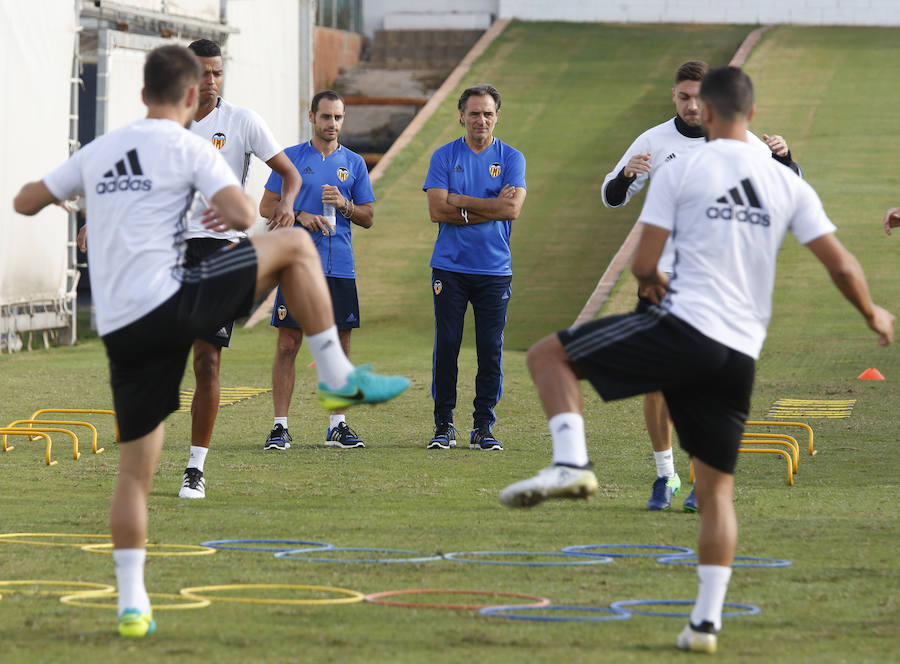 Fotos del entrenamiento del Valencia CF