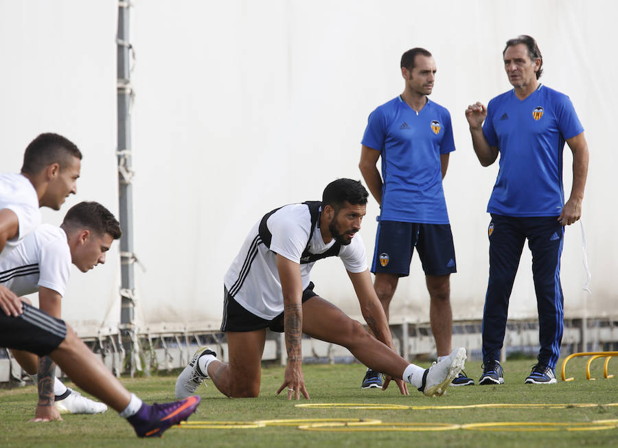 Fotos del entrenamiento del Valencia CF