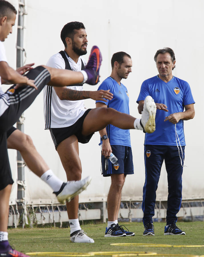 Fotos del entrenamiento del Valencia CF