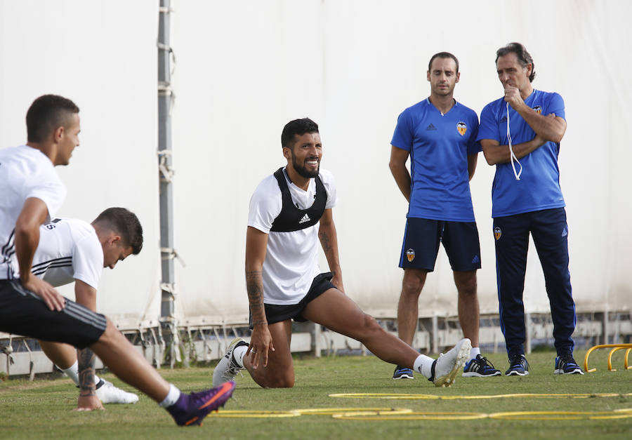 Fotos del entrenamiento del Valencia CF